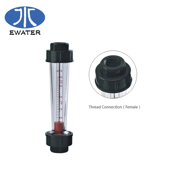 LZS Series rotameter pipe plastic tube float flow meter