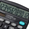 M28 Solar Calculator 12-digit Display Dual Power Black Calculator