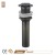 Import Made In China 40 mm 1/4 Stainless Steel Oil Rubbed Black Pop Up Drain Waste Vessel Sink Drain Without Overflow Shower Bath Drain from China