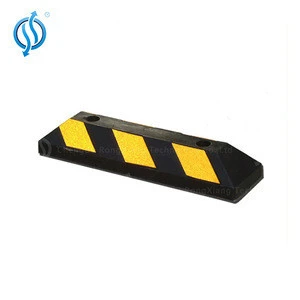 Malaysia and Vietnam market 550mm Car Parking Wheel Curb Stopper Rubber wheel stops for Parking Lot