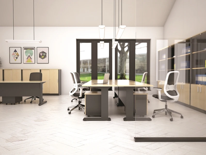 Malaysia High Quality Wooden Furniture Modern Design Office Workstation Desk