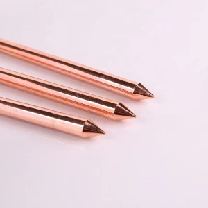 Manufacturer of 5/8&quot; 3/4&quot; copper coated steel earthing rod for grounding