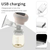 Manufacturer Strong Suction Power Wireless Integrated electric breast pump Breast Milk Sucking Machine