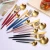 Import Matt Polishing 24 Pieces Cutlery Set Gold Cutlery Stainless Steel Royal Cutlery Set Flatware from China