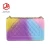Import Matte Color Jelly Bag Plaid Chain Single Shoulder Diagonal Female Square Bag from China