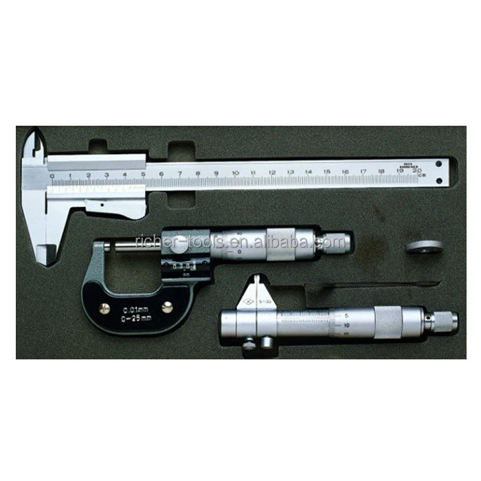 Measuring Tools Set With Inside Micrometer Vernier Caliper