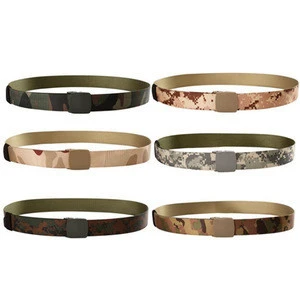 Mens Army Webbing Belt Casual Outdoor Military Tactical Nylon Waistband Canvas Web Belt