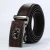 Import Mens Genuine Leather belt Black men belt buckles metal Waist Belts from China