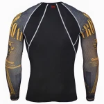 Men's High Quality Sublimation Rash guards custom OEM Fitness Gym Wear T shirts