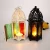 Import Metal antique colorful glass Mini moroccan  hanging lamp lanterns hollow out table top candle lanterns for decoration from China