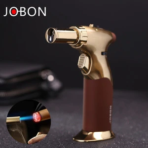 metal double fire gas torch lighter BBQ kitchen tools cooking lighter
