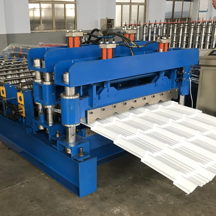 Metal galvanized aluminum sheet making machine colored steel glazed tile roof panel roll forming machine