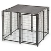 Metal mesh double dog kennel Huilong wire mesh factory direct