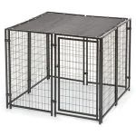 Metal mesh double dog kennel Huilong wire mesh factory direct
