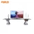 Import Metal stainless steel l shaped tempering glass table top TV stand cabinet from China