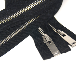 Metal zipper small jacket short close end hand bag accessories