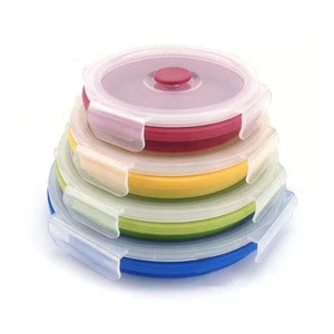 Mini 500ml Silicone Collapsible Food Storage Container