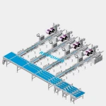 Mini Automatic Sandwiching Cookie Production Line Small Biscuit Making Machine With Packing Machine Price Industry