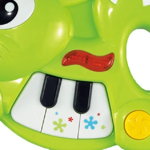 Mini cartoon musical toy instruments animals plastic electronic organ baby toys