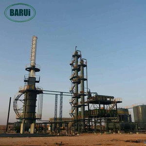 Mini crude oil refinery distillation process unit production diesel and gasoline