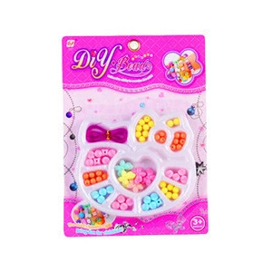 Mixed Color DIY Beads Acrylic Bracelet Girl Toys Kids Kits Beads