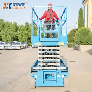 Mobile Man lift Portable 4m Lifting Height Electric Scissor Lift Table