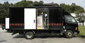 Mobile Paper Shredding Truck Generator System  KNE-35