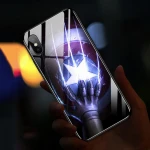 Mobile phone case with shield and star pattern for good protection