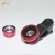 Import mobile phone lenses Wide Angle Macro Fish Eye 3 in 1 Camera Lens with Universal Clip use from China
