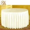 modern appearance decorative simple design table skirt for party