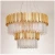 Import Modern decorative K9 LED crystal ring chandelier pendant light from China