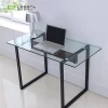Modern Design Furniture Executive Clear Bent Glass Office Desk