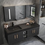 Modern Furniture Bathroom Vanity Set Bathroom Cabinet units with LED mirror