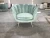 Import MODERN LIVING ROOM LUXURY TURQUOISE SHELL SHAPED VELVET OCCASIONAL CHAIRS from China