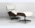 Import Modern Lounge Chair and Ottoman Aniline Leather Mid Century Design from China