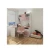 Import Modern Pink Kids table chair furniture non toxic children study writing desk from China