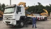MQH37A 37 ton container side lifter side loader lift truck trailer for sale