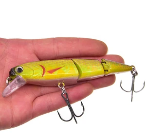 Multi Jointed Swim baits 3D Fishing Lures for Bass Pike Lake Trout