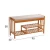 Import Natural Utility Type Multifunctional Bamboo Shoes Rack with Cushion for Entryway Storage Household Shelf from China
