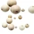 Import Natural Wood Beads, Round Ball Wooden Loose Beads, Unfinished Wood Spacer Beads for Craft-making from China