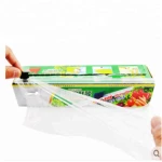 New 2018 Plastic Food Preservative Cling Film with Slide Cutter