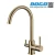 Import New age products multifunction brass body material 3 way faucet for hot/cold/filter faucet from China