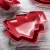 Import New arrival high quality porcelain plates and dishes for restaurant ceramic red glazed  flatware set from China