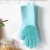 Import New Arrival Household Blue Cleaning Washing Silicon Gloves from China