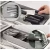 Import New Arrival Knife Block Holder Double-layer Kitchen Drawer Knife Storage Organizer Tray Universal Knives Stand Organizer from China
