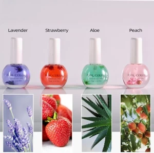 new arrival Nail Polish Bottle Dried Flowers  Nails Softener Nutritional Cuticle Oil Nail Edge Care Oil Repair Cuticle Revitaliz