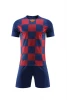 New Arrival wholesale custom design football uniform sports jersey new model football kits full set soccer kit