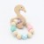 Import New Design Cute Silicone Wood Teething toys BPA Free Silicone Baby Teether from China