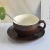 Import New design european grace style coffee cup and saucer set for hotel custom wholesale from China