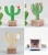 Import New Design gift artificial cactus bonsai table stone hotel decoration items decorative plants for living room home decor from China
